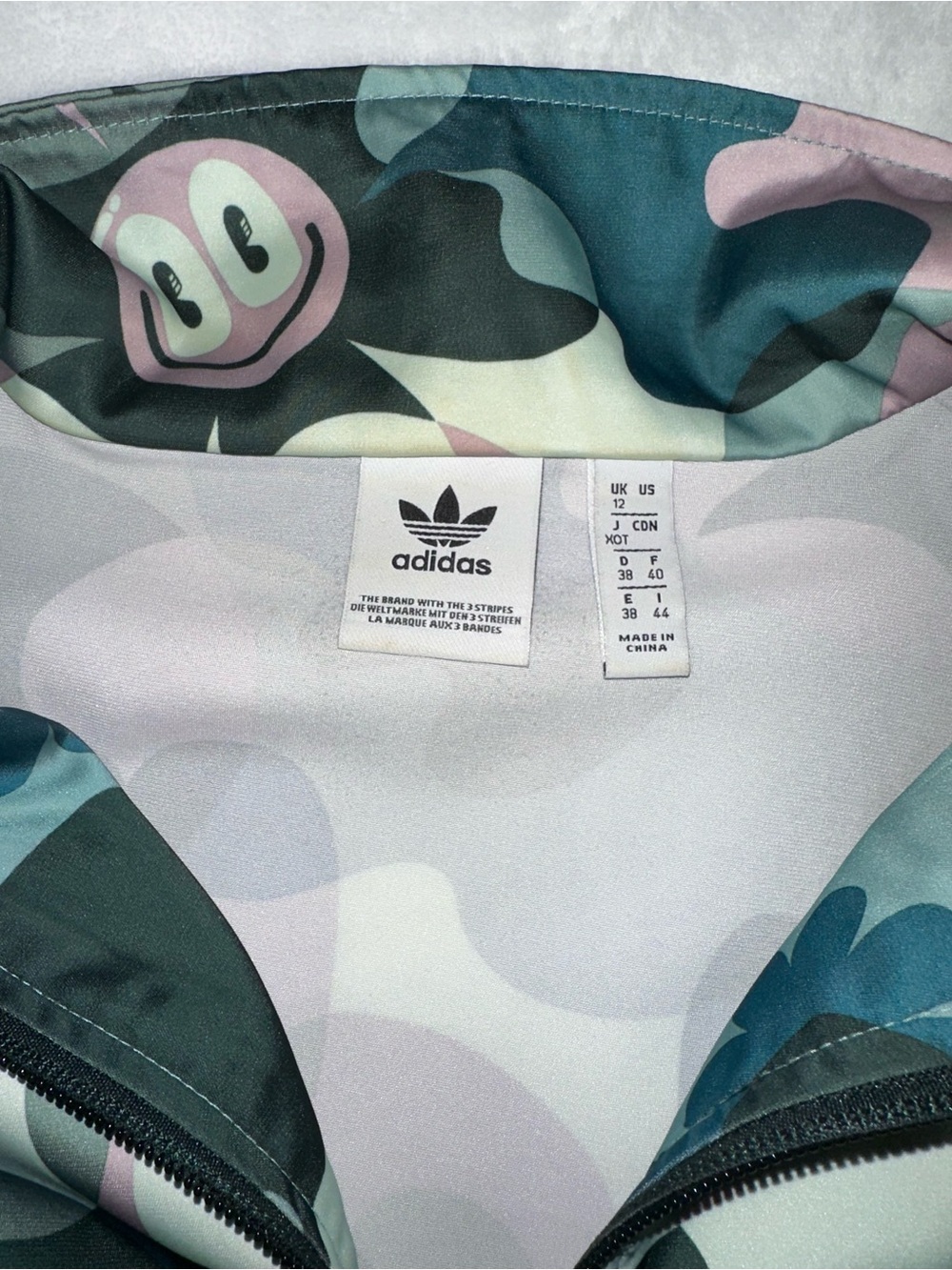 RARE ADIDAS Womens Hattie BB Track Jacket Limited Edition Happy Face. - Picture 5 of 10